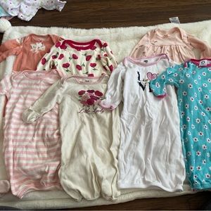 0-6 month sleep gowns \ sacks